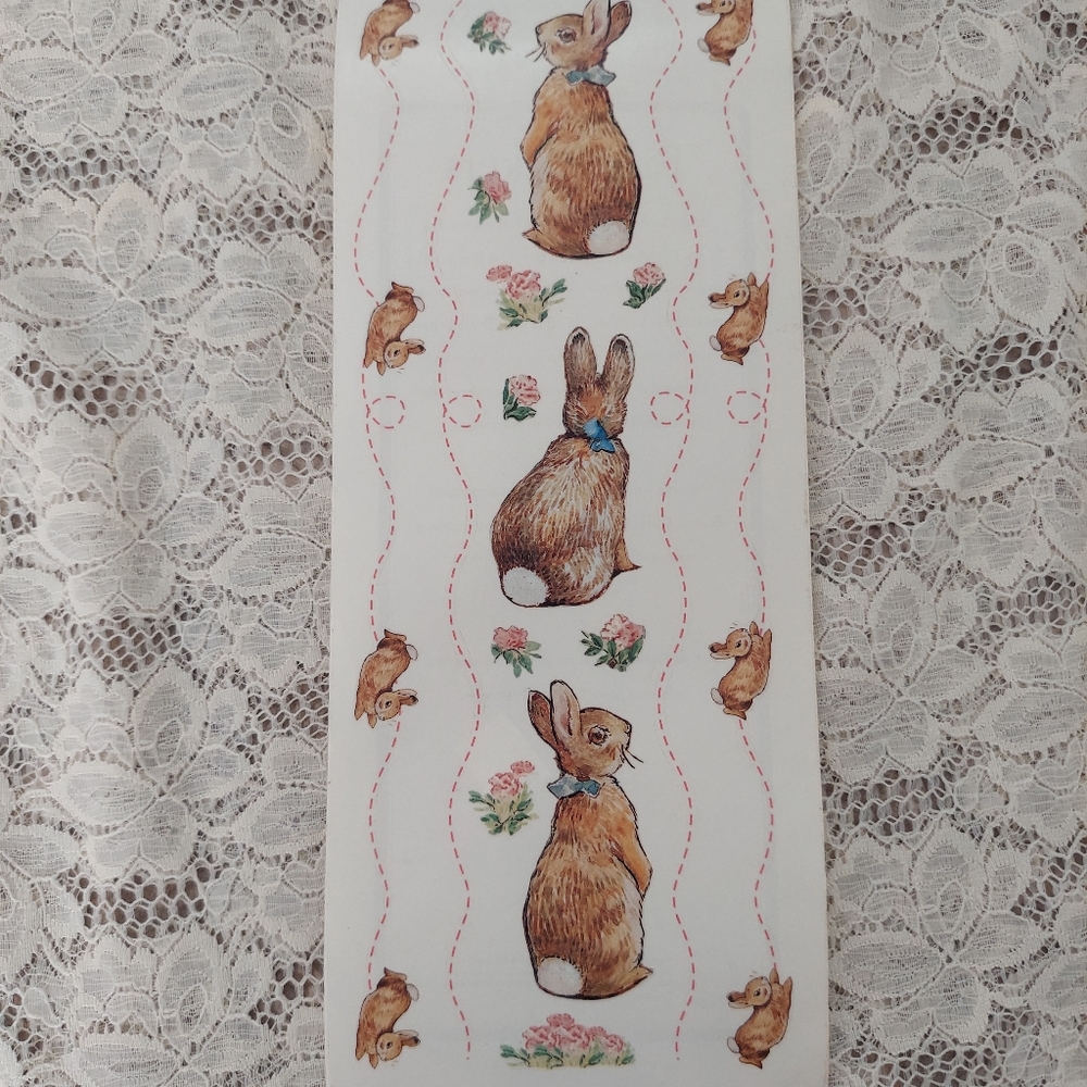 Colorbok Peter Rabbit Stickers Big Bunny Borders Scrapbook or Craft Supplies - Picture 2 of 5